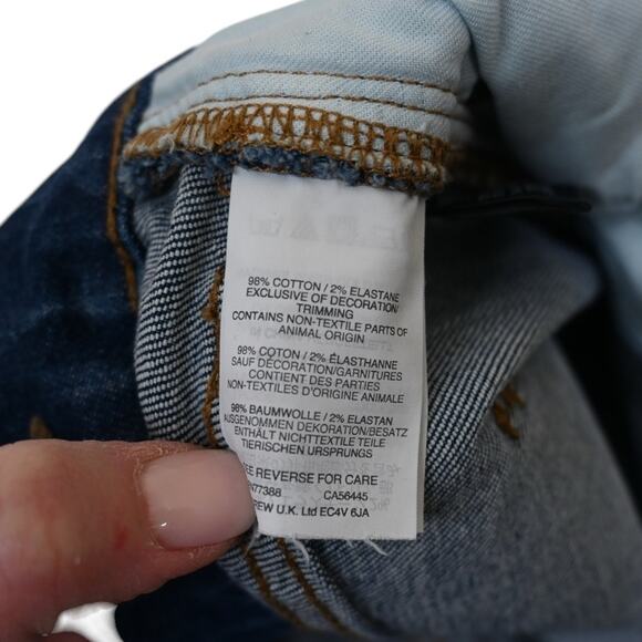 Madewell Womens 28 The High-Rise Slim BoyJean - Picture 11 of 12